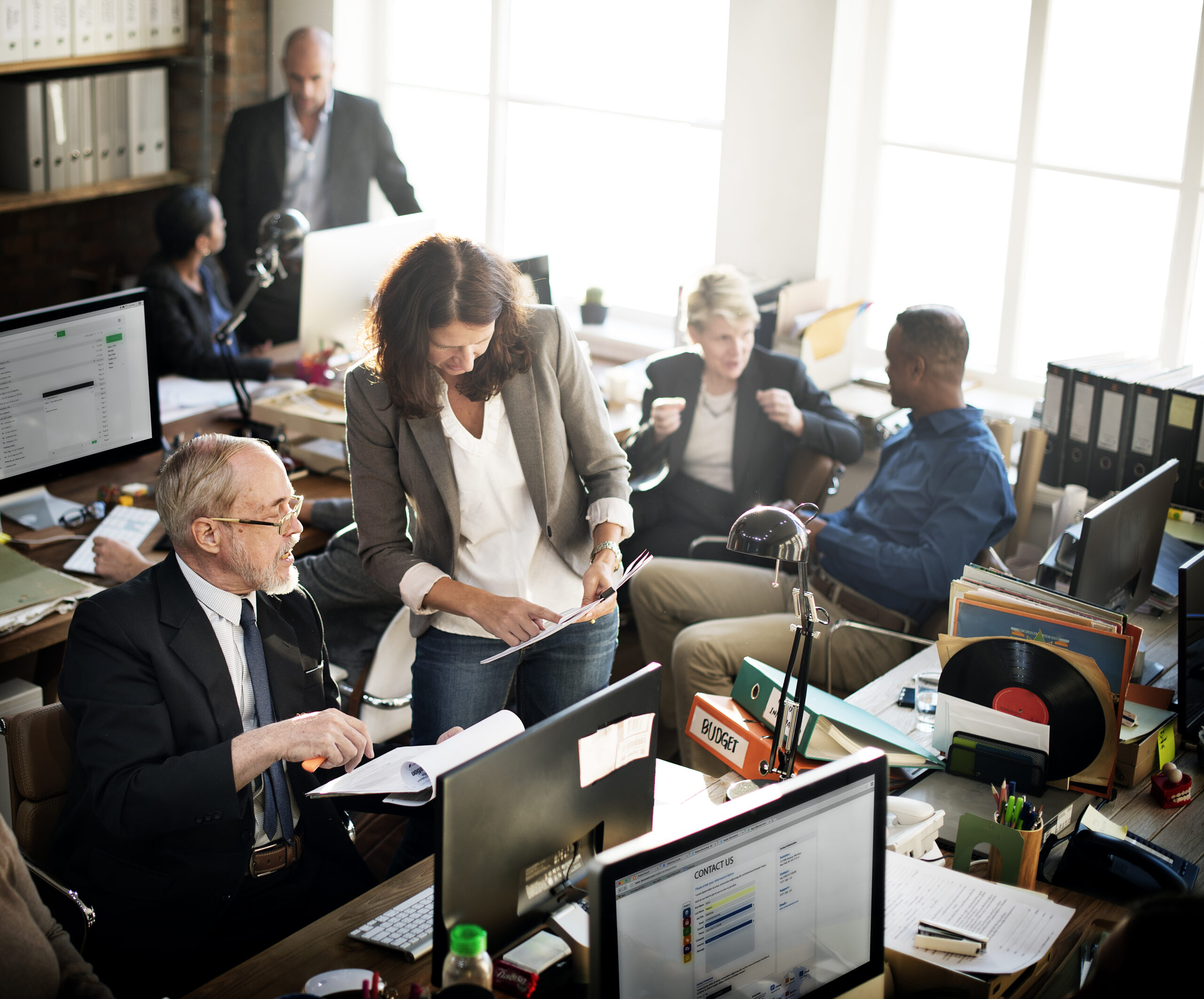 Business Team Working Office Worker Concept