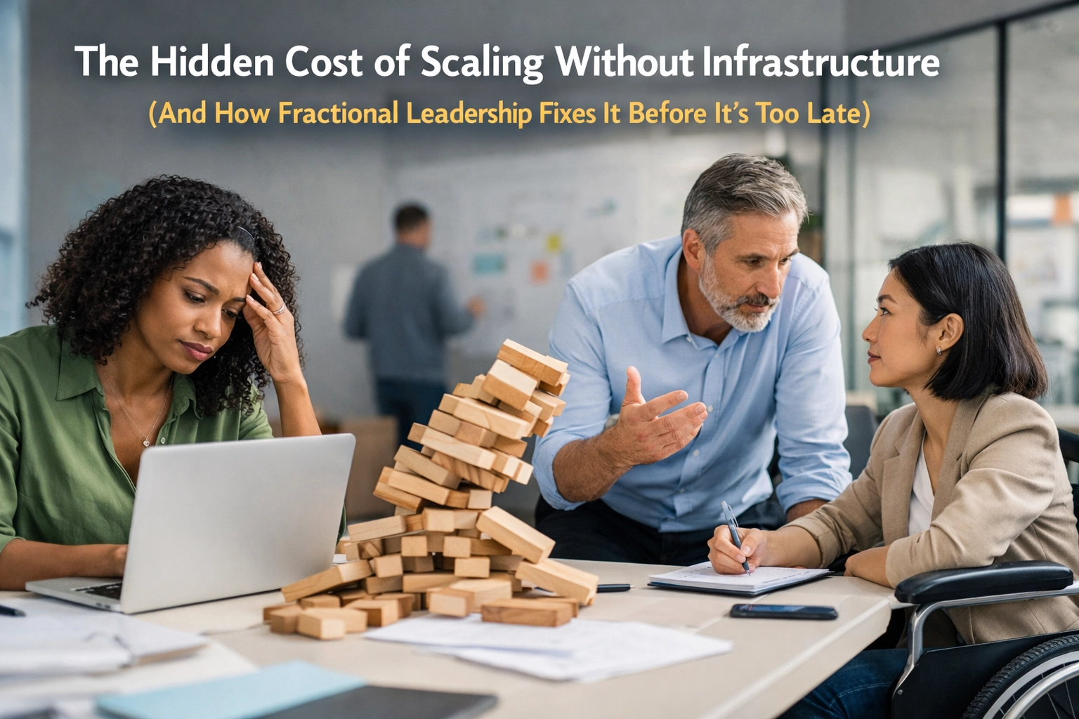 The Hidden Cost of Scaling Without Infrastructure (And How Fractional Leadership Fixes It Before It's Too Late)